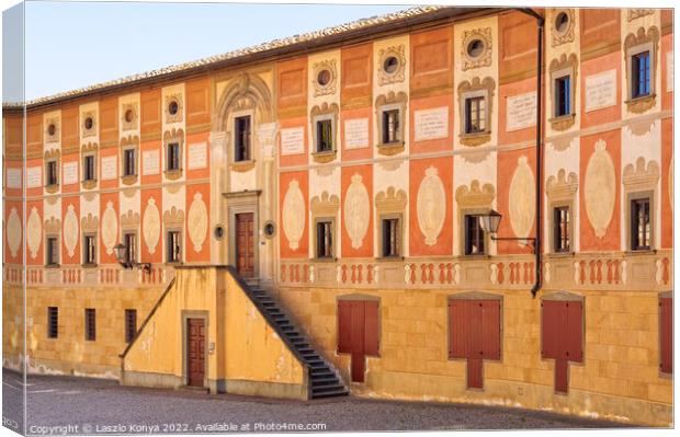 Palazzo del Seminario - San Miniato Canvas Print by Laszlo Konya