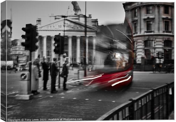 Blurred Travel Canvas Print by Tony Lewis