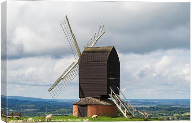 The windmill at Brill Canvas Print by Cliff Kinch