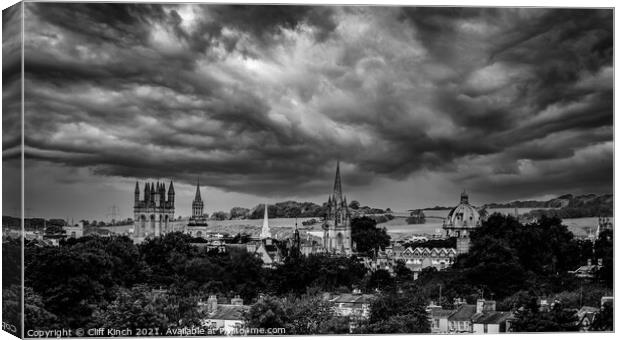 Moody Oxford Canvas Print by Cliff Kinch