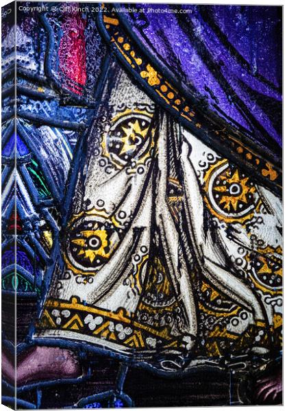 Stained glass Canvas Print by Cliff Kinch