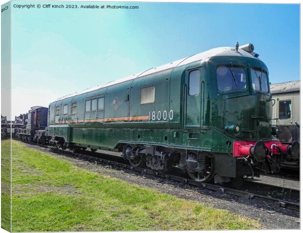 British Rail 18000 Canvas Print by Cliff Kinch