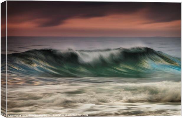 Wave Canvas Print by Julie Hartwig