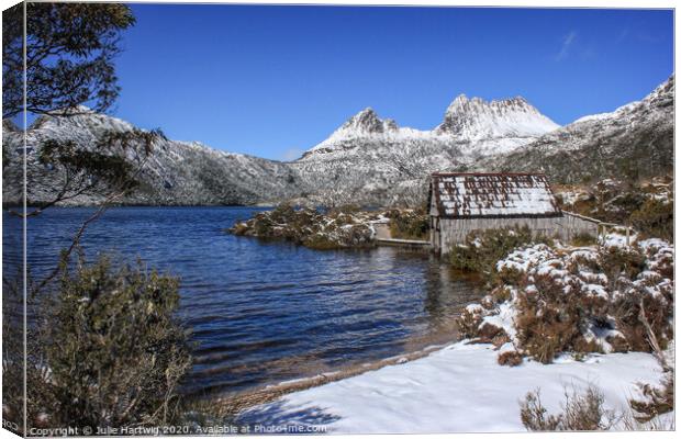 Cradle Mountain Canvas Print by Julie Hartwig
