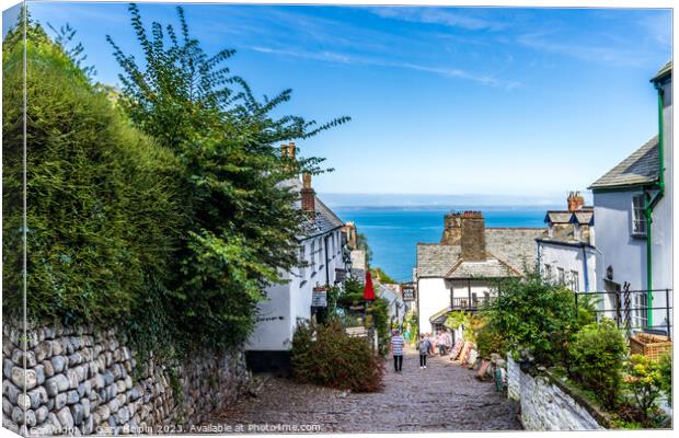 Summer in Clovelly Canvas Print by Gary Holpin