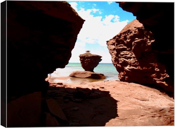 Thunder Cove Canvas Print by Stephanie Moore