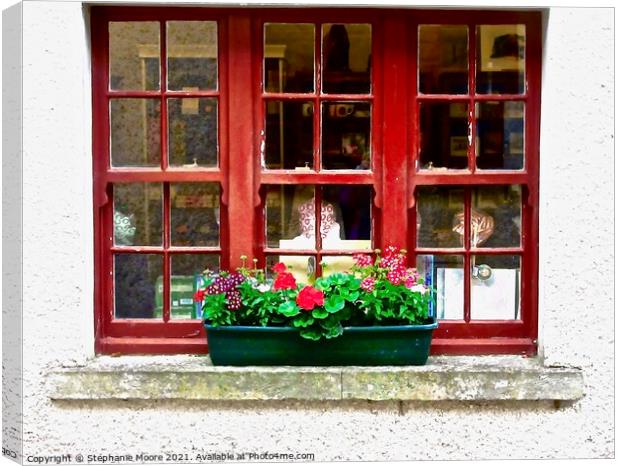 Irish Gift Shop Window Canvas Print by Stephanie Moore