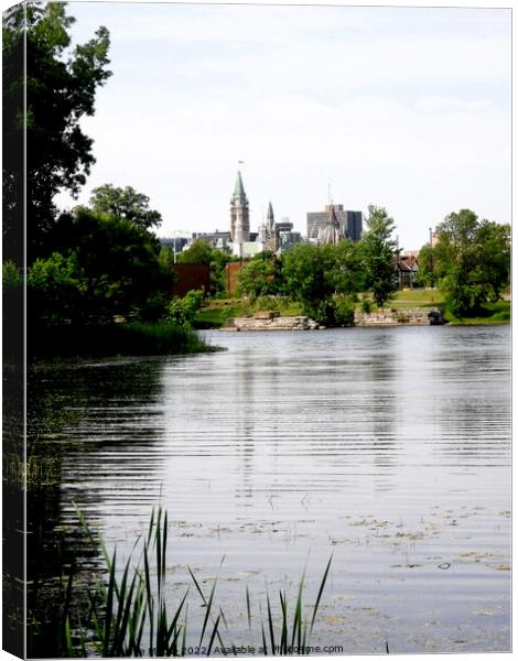 The Peace Tower  Canvas Print by Stephanie Moore