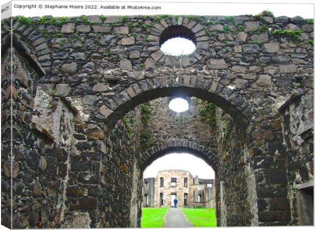 The Ruins of Downhill, Derry, Northern Ireland Canvas Print by Stephanie Moore