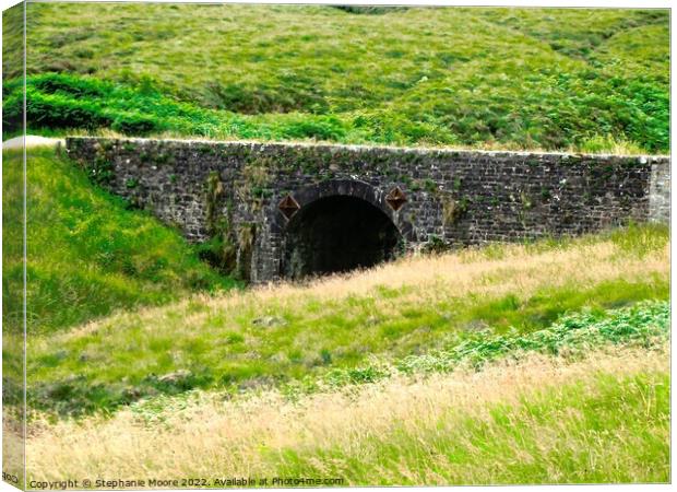 Ancient Stone Bridge Canvas Print by Stephanie Moore