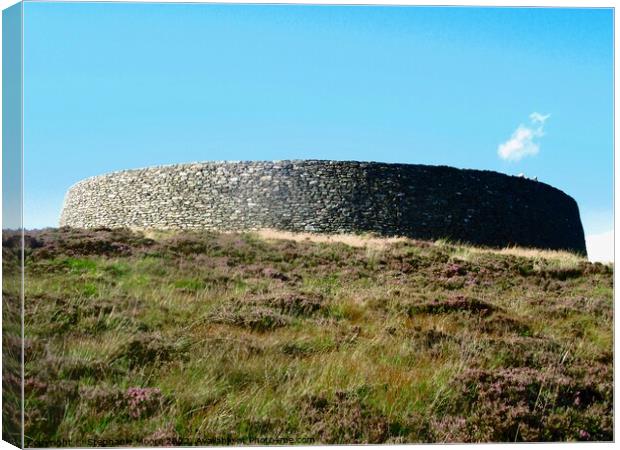Hill Fort Canvas Print by Stephanie Moore
