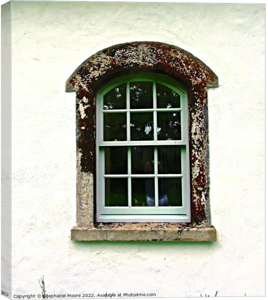 Irish Cottage window Canvas Print by Stephanie Moore