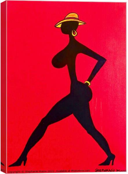 Another version of Struttin' Canvas Print by Stephanie Moore