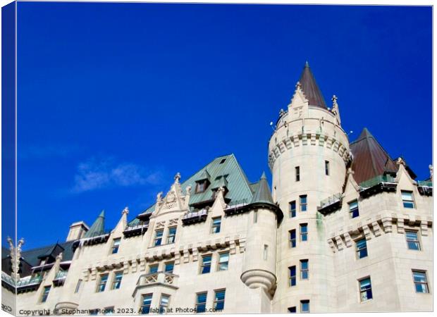 The Chateau Laurier Hotel, Ottawa, ON Canvas Print by Stephanie Moore