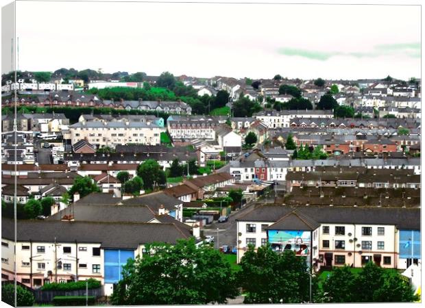 Bogside, Derry Canvas Print by Stephanie Moore