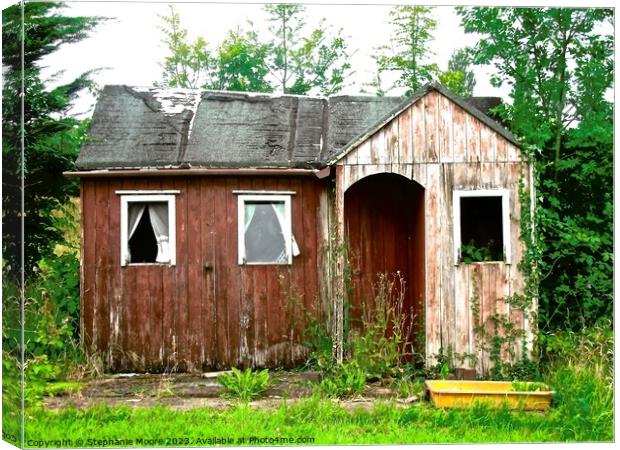 Abandoned Cottage Canvas Print by Stephanie Moore