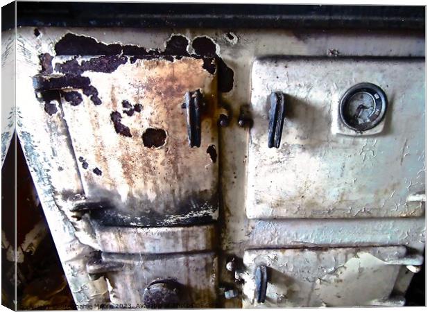 Old abandoned oven Canvas Print by Stephanie Moore