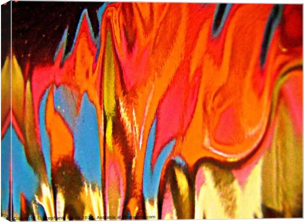 Abstract 666 Canvas Print by Stephanie Moore