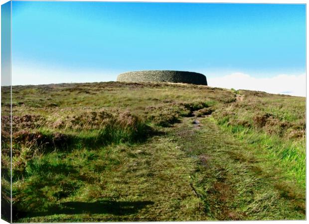 Another view of Grianan of Aileach Canvas Print by Stephanie Moore