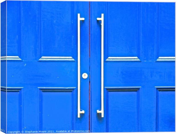 Blue doors Canvas Print by Stephanie Moore