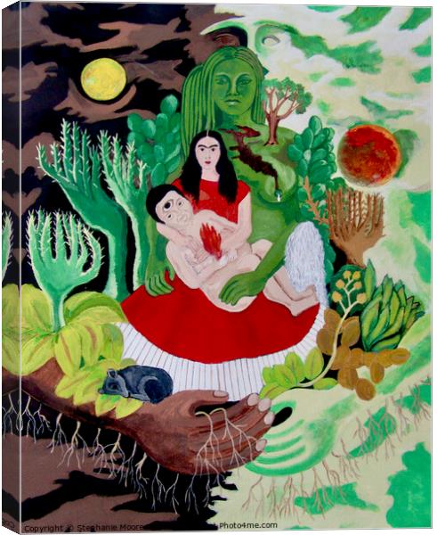 Frida and Diego Canvas Print by Stephanie Moore