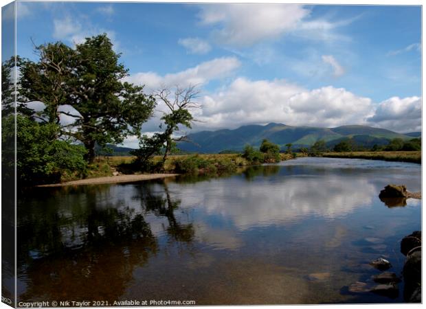 Outdoor waterside Canvas Print by Nik Taylor