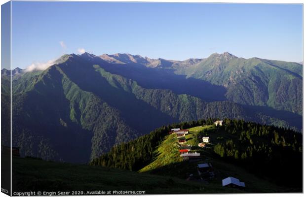 The Pokut Plateau at Rize Turkey Canvas Print by Engin Sezer