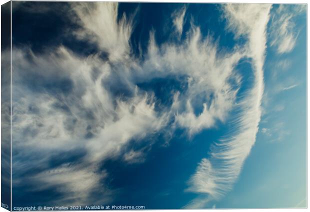 Cloud Formation Canvas Print by Rory Hailes