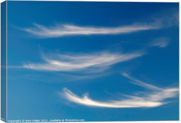 Cirrus Clouds Canvas Print by Rory Hailes