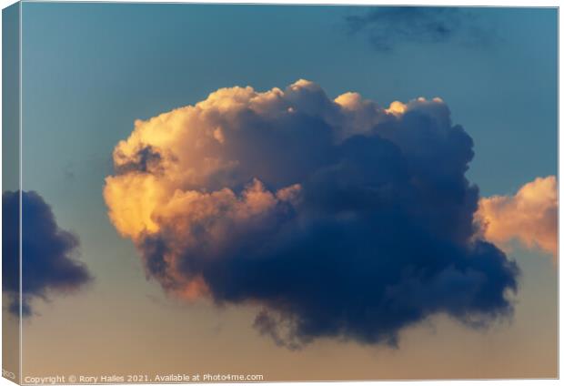 Cloud Canvas Print by Rory Hailes
