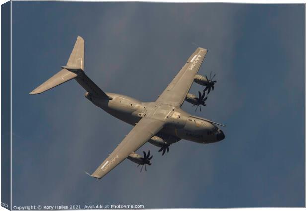 Airbus A400M Canvas Print by Rory Hailes