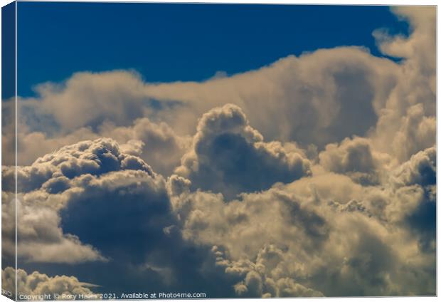 Sky cloud Canvas Print by Rory Hailes
