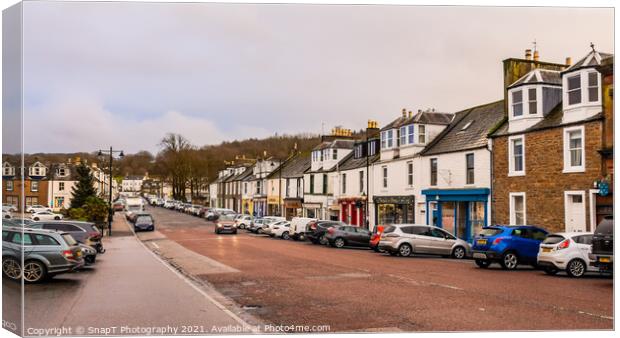 St. Cuthbert's Street in the centre of the Royal Burgh of Kirkcudbright, Kirkcudbright Canvas Print by SnapT Photography