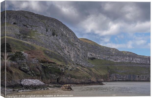 Great Orme Llandudno Canvas Print by Phil Longfoot