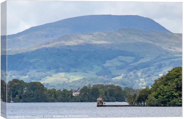 Cruising on Windermere Canvas Print by Phil Longfoot