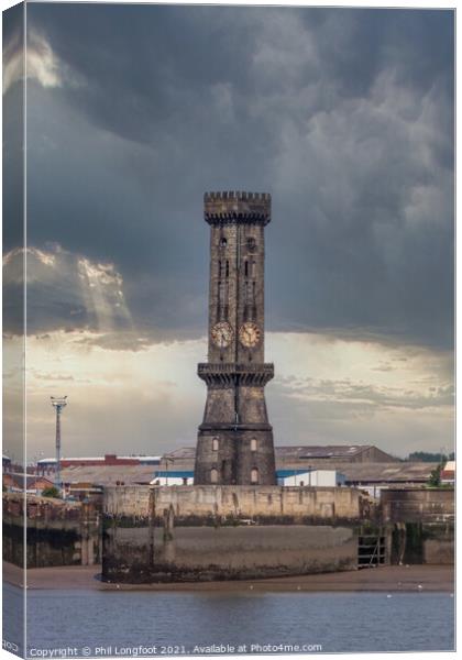 The clocktower  with many faces. Canvas Print by Phil Longfoot