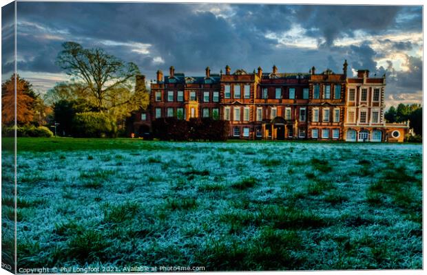 Croxteth Hall and Country Park Liverpool  Canvas Print by Phil Longfoot