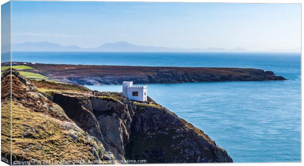 Elin Tower Anglesey  Canvas Print by Phil Longfoot