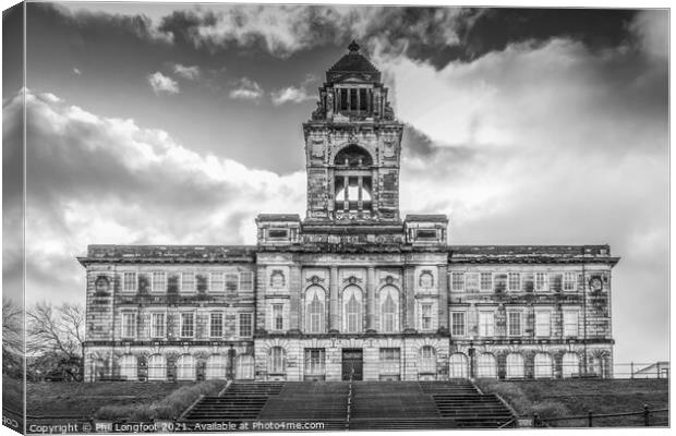 Wallasey Town Hall Wirral  Canvas Print by Phil Longfoot