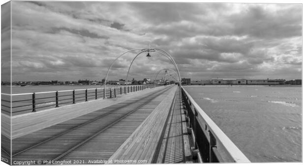 Southport Pier   Canvas Print by Phil Longfoot