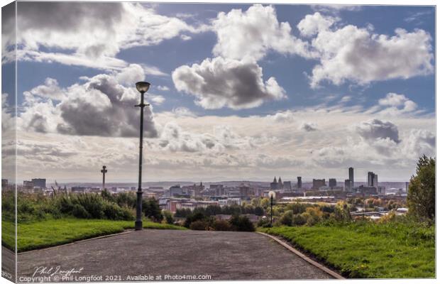 Everton Park Liverpool  Canvas Print by Phil Longfoot