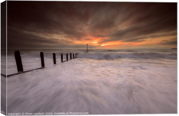 The Storm Canvas Print by Steve Lambert