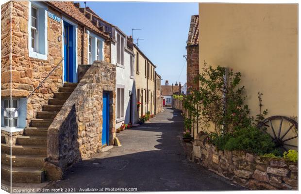 Rose Wynd, Crail Canvas Print by Jim Monk
