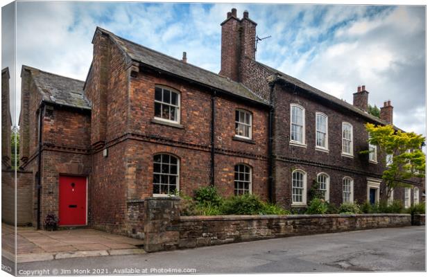 Carlisle Cathedral Close Canvas Print by Jim Monk