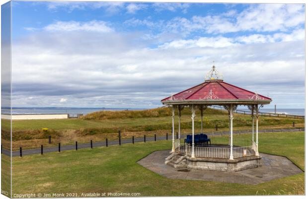 St Andrews Bandstand Canvas Print by Jim Monk