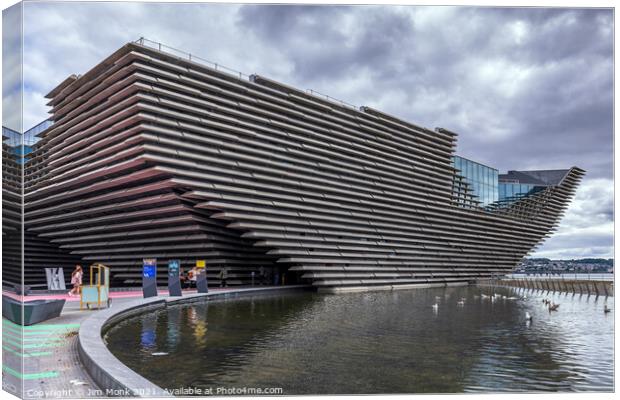  V&A in Dundee Canvas Print by Jim Monk