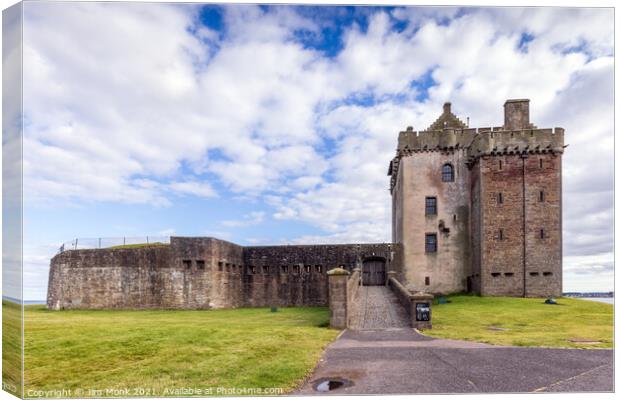 Broughty Castle, Dundee. Canvas Print by Jim Monk