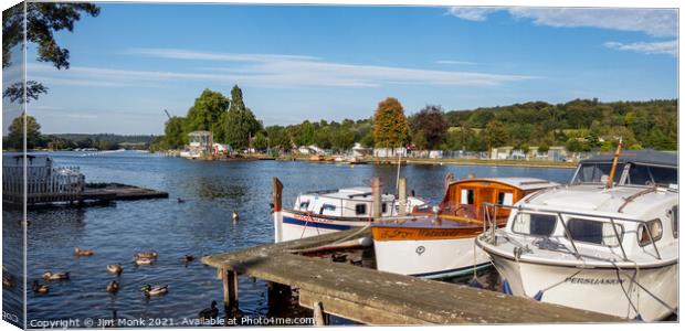 Henley on Thames Canvas Print by Jim Monk