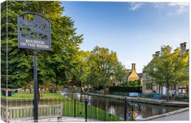 Bourton-on-the-Water, The Cotswolds Canvas Print by Jim Monk