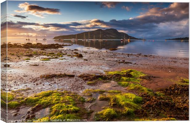 Lamlash Bay, Isle Of Arran Canvas Print by Jim Monk